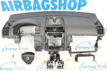 Airbag set - Dashboard zwart Volkswagen Touran (2003-2008) beschikbaar voor biedingen