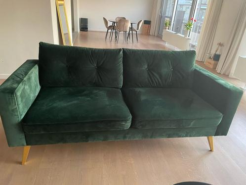 Tweezit zetel donkergroen, Huis en Inrichting, Zetels | Zetels, Zo goed als nieuw, Ophalen