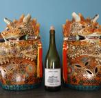 Paar grote antieke chinese Foo Dogs. H=42cm., Enlèvement