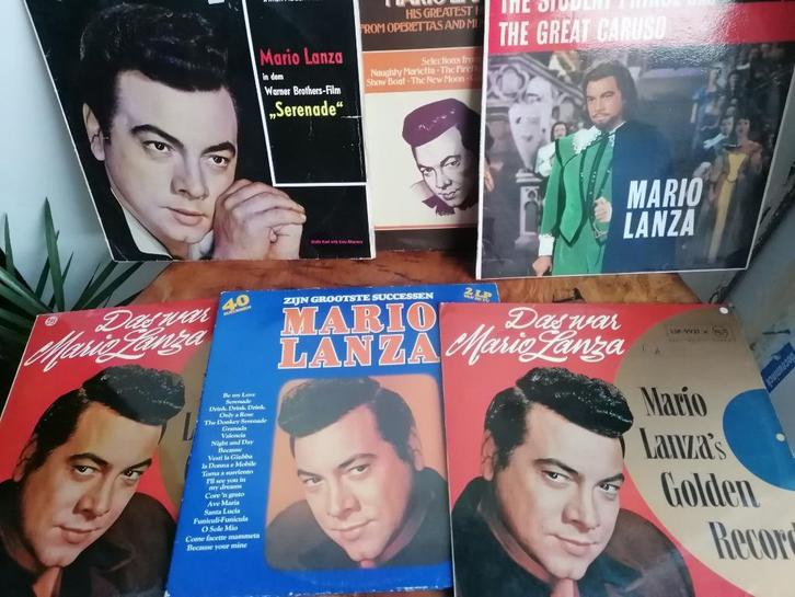 6 vinyl LP 33T Mario Lanza, Cd's en Dvd's, Vinyl | Pop, Gebruikt, 1960 tot 1980, 12 inch, Ophalen of Verzenden
