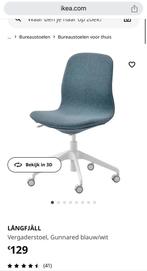 Ikea LANGFJÄLL, Comme neuf, Enlèvement, Bleu, Chaise de bureau