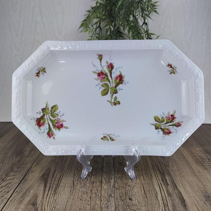 Rosenthal Maria Moosrose Kontinental Serveerschaal 38 cm, Antiek en Kunst, Antiek | Servies los, Ophalen of Verzenden