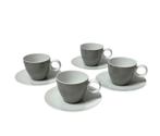SET/4 koffietassen Vario Marble Grey Thomas Rosenthal, Nieuw, Ophalen of Verzenden, Effen, Kop(pen) en/of Schotel(s)