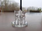 Figurine cristal faons, Ophalen of Verzenden, Zo goed als nieuw, Figuurtje