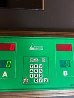 Elektronisch scorebord snooker Biljart, Ophalen