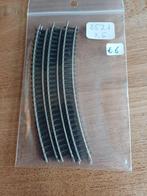 Marklin Z Gebogen rails 8521 (6 stuks), Hobby en Vrije tijd, Modeltreinen | Overige schalen, Gelijkstroom, Rails, Ophalen of Verzenden