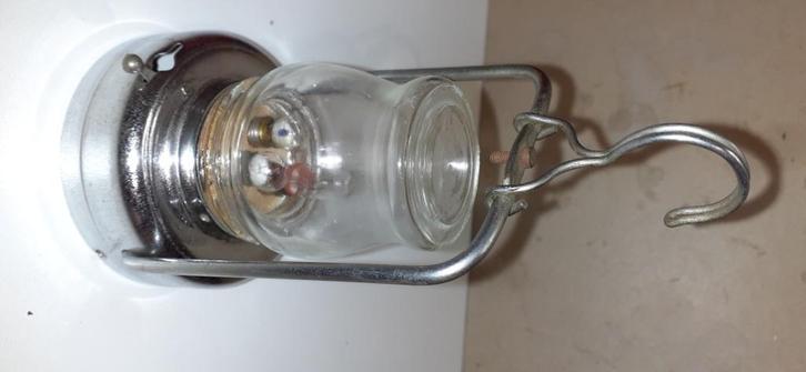 Vintage Lantaarn zaklamp antieke, Antiek en Kunst, Antiek | Verlichting, Ophalen of Verzenden