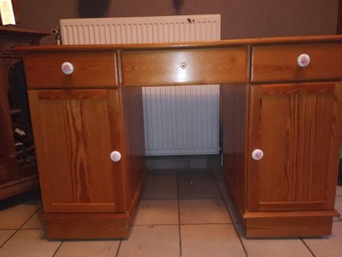 Natuurhouten  meisjesbureau., Huis en Inrichting, Overige Huis en Inrichting, Gebruikt, Ophalen