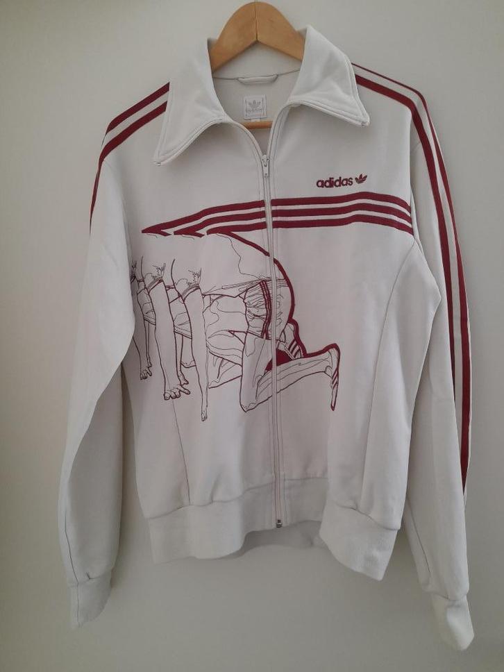 Vintage Adidas - track jacket,  limited edition. Medium., Kleding | Heren, Sportkleding, Gedragen, Algemeen, Maat 48/50 (M), Rood