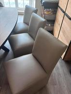 Set van 6 eetkamerstoelen op wieltjes, Ophalen, Overige materialen, Gebruikt, Overige kleuren
