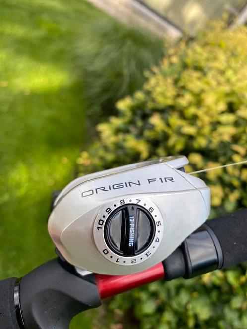 13 Fishing Origin F1 baitcaster combo, visstok, Watersport en Boten, Hengelsport | Algemeen, Nieuw, Complete hengel, Ophalen
