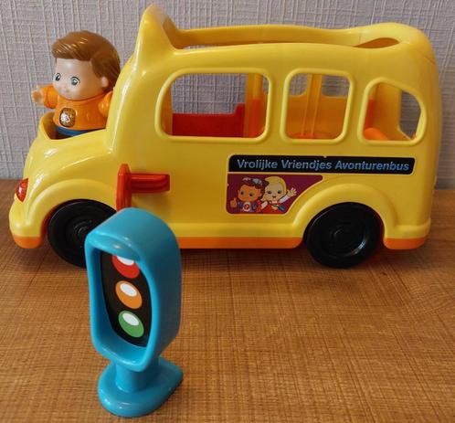 V-tech Vrolijke Vriendjes Avonturenbus, Kinderen en Baby's, Speelgoed | Vtech, Zo goed als nieuw, 6 maanden tot 2 jaar, Ophalen