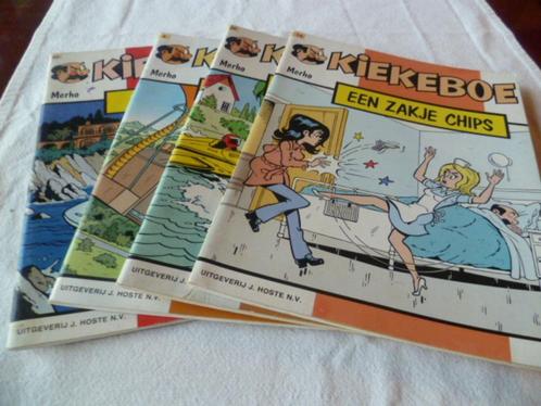 4 strips Kiekeboe, Boeken, Stripverhalen, Gelezen, Ophalen of Verzenden
