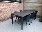 Tuintafel en stoelen  /  Zweefparasol, Tuin en Terras, Ophalen, Rechthoekig