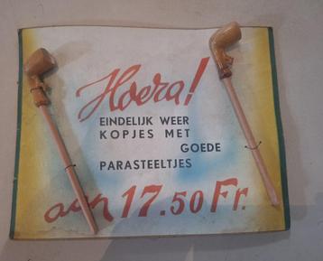 Oud reclamebord : tabak / pijpen, Enlèvement, Utilisé, Panneau publicitaire