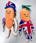 2X Engelse Aldi Kevin The Carrot In a Kilt Wortel XL Knuffel, Kinderen en Baby's, Ophalen of Verzenden, Nieuw