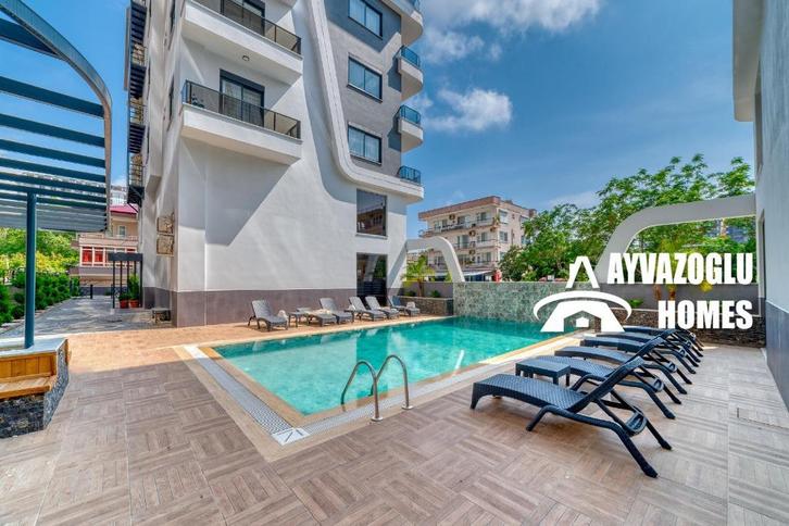 1+1 appartement in Mahmutlar — 500 meter van de zee, Immo, Buitenland, Turkije, Appartement, Stad