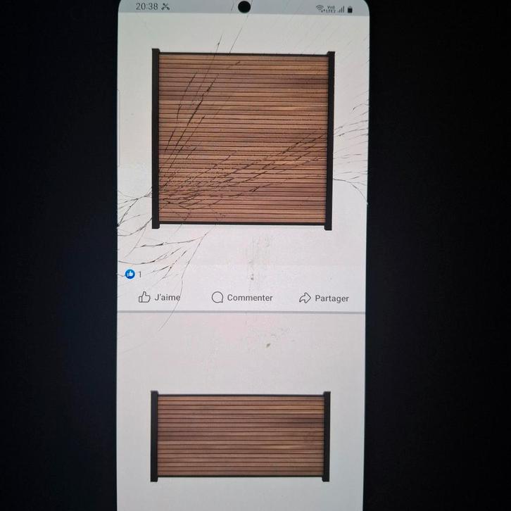 Hoogwaardige composietomheining H183 cm x B 180 cm, Tuin en Terras, Tuinhekken en Hekwerk, Ophalen of Verzenden
