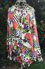 Vintage, zijden, zomerse blouse met bloemen Maat L, Kleding | Dames, Blouses en Tunieken, ANDERE, Maat 42/44 (L), Ophalen of Verzenden