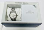 Tissot Seastar 1853 Swiss 21 jewels met doos/certificaat, Overige merken, Staal, Gebruikt, Staal