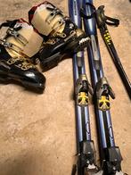 Salomon ski’s 180cm, botten skimaat 27 (=42) en stokken!!, Sport en Fitness, Skiën en Langlaufen, Ophalen, Gebruikt, Stokken, Salomon