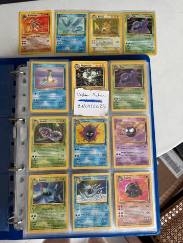 Pokémon Fossil Engels WOTC  beschikbaar voor biedingen