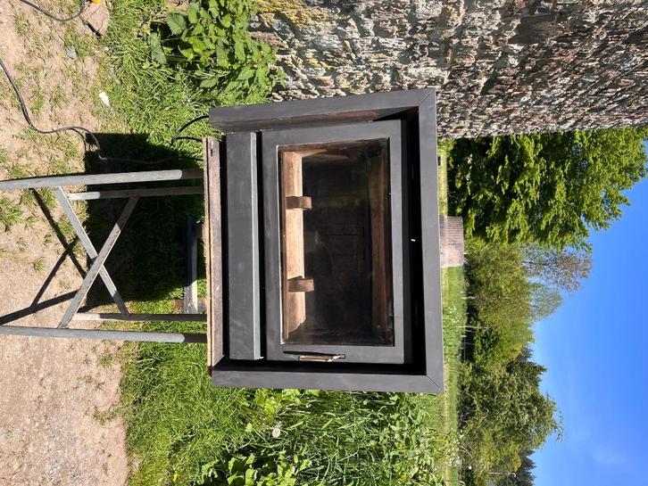 Petit encastrable à bois, Huis en Inrichting, Kachels, Gebruikt, Inbouw, Houtkachel, Hout, Ophalen
