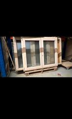 Chassis bois Alu, Bricolage & Construction, Châssis de fenêtre, Enlèvement, Utilisé, Vitre comprise