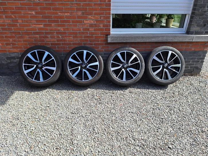 19 inch Nissan TEKNA velgen, Auto-onderdelen, Banden en Velgen, Velg(en), Zomerbanden, 19 inch, 225 mm, Personenwagen, Gebruikt