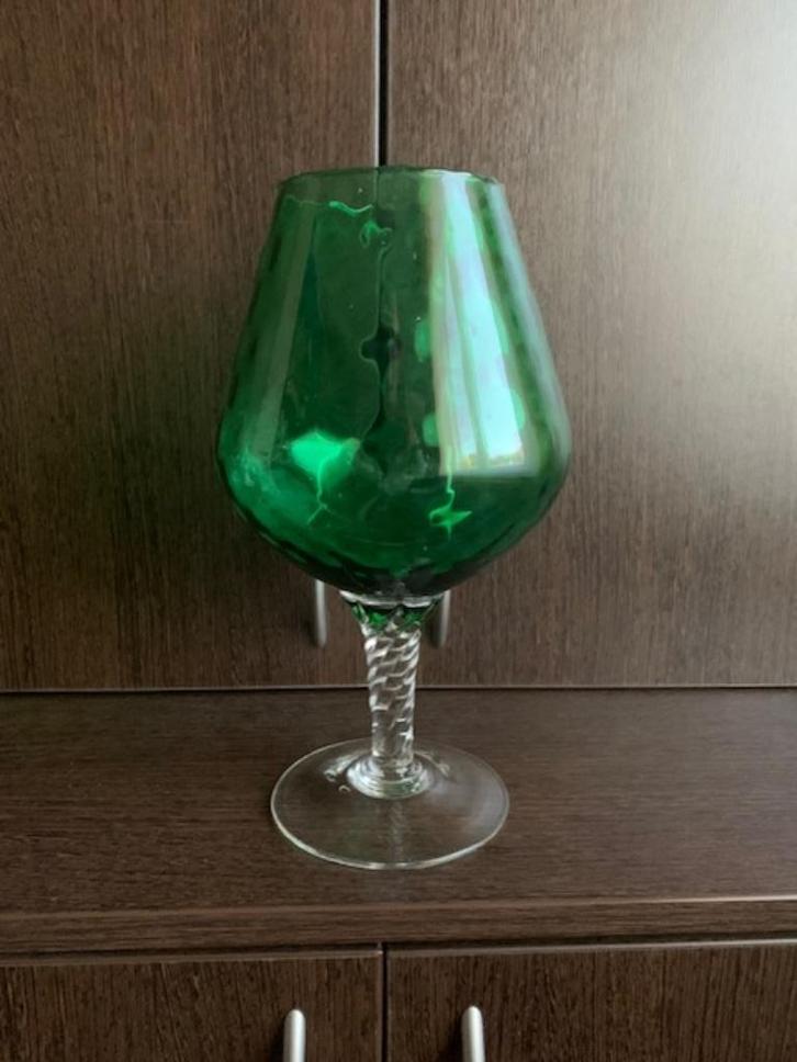 Groene vaas jaren 60, Verzamelen, Retro, Overige typen, Ophalen