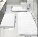 Badkamer toilet wit tapijt set 3 nieuw, Huis en Inrichting, Ophalen of Verzenden, Nieuw, Wit