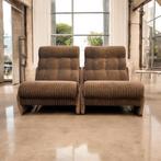 Vintage modulaire tweezit / retro fauteuils, Ophalen of Verzenden, Gebruikt, Tweepersoons, Stof
