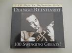 Django Reinhardt - 100 Swinging Greats !, Boxset, Ophalen of Verzenden