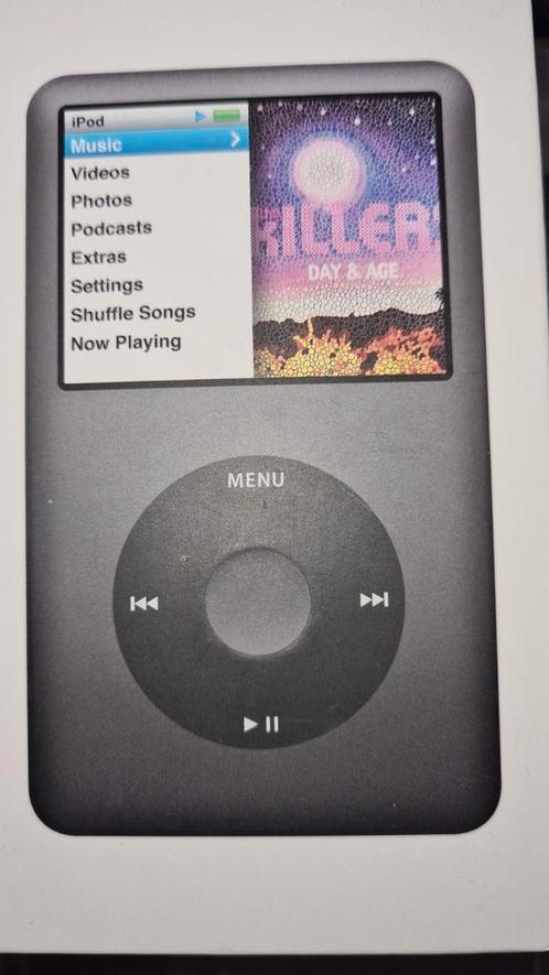 Apple iPod classic met originele ongebruikte accessoires, Audio, Tv en Foto, Mp3-spelers | Apple iPod, Zo goed als nieuw, Classic