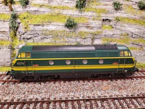 Locomotive diesel série 62(74) SNCB Roco, Hobby en Vrije tijd, Modeltreinen | H0, Gebruikt, Locomotief, Gelijkstroom, Roco, Analoog