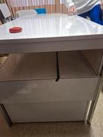 GRATIS bureau mer 3 schuiven en 2 stoelen, Huis en Inrichting, Ophalen, Bureau