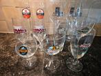 11 bierglazen lot Belgische bieren, Verzamelen, Ophalen, Zo goed als nieuw