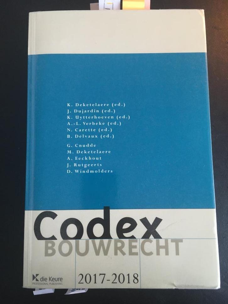 codex bouwrecht, Boeken, Studieboeken en Cursussen, Gelezen, Hoger Onderwijs, Alpha, Ophalen