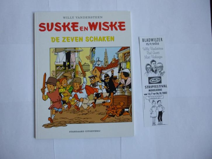 S&W RECLAME UITGAVE''DE ZEVEN SCHAKEN"MIDDELKERKE UIT 2002, Boeken, Stripverhalen, Nieuw, Eén stripboek, Ophalen of Verzenden