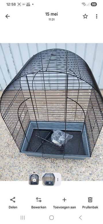 Vogelkooi  beschikbaar voor biedingen