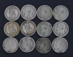 2 francs zilver 12x, Ophalen of Verzenden, België, Zilver