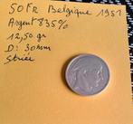 Zilveren munt, België 50 Fr jaar 1951, Postzegels en Munten, Ophalen of Verzenden, Zilver, Zilver