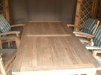 tuinmeubelen, Tuin en Terras, Tuinsets en Loungesets, Ophalen, Gebruikt, Teakhout, 8 zitplaatsen