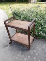 Vintage theewagentje met wieltjes, Ophalen