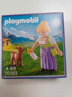 Zeldzame playmobil 70163 Boerin met geit Milka NIEUW, Ophalen, Nieuw