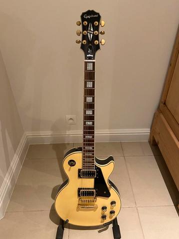 Epiphone Les Paul custom ivory blackback limited edition beschikbaar voor biedingen