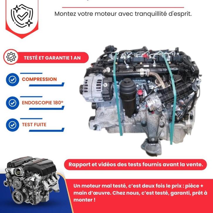 Complete motor 525d f10 f11 3.0d 204cv n57d30a, Auto-onderdelen, Motor en Toebehoren, BMW, Nieuw, Ophalen of Verzenden