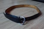 Ceinture noire en cuir, Vêtements | Hommes, Cuir véritable, Enlèvement ou Envoi, 105 à 115 cm, Porté