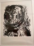 2 mooie werken 60 x 65 zwart-wit, Antiek en Kunst, Kunst | Litho's en Zeefdrukken, Ophalen