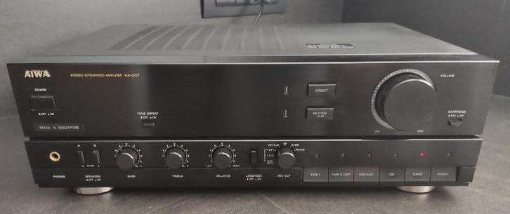 zwarte Aiwa XA-007 versterker, Audio, Tv en Foto, Versterkers en Ontvangers, Gebruikt, Stereo, 60 tot 120 watt, Overige merken